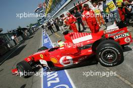 22.04.2006 Imola, Italy ** QIS, Quick Image Service ** April, Formula 1 World Championship, Rd 4, San Marino Grand Prix - Every used picture is fee-liable. - EDITORS PLEASE NOTE: QIS, Quick Image Service is a special service for electronic media. QIS images are uploaded directly by the photographer moments after the image has been taken. These images will not be captioned with a text describing what is visible on the picture. Instead they will have a generic caption indicating where and when they were taken. For editors needing a correct caption, the high resolution image (fully captioned) of the same picture will appear some time later on www.xpb.cc. The QIS images will be in low resolution (800 pixels longest side) and reduced to a minimum size (format and file size) for quick transfer. More info about QIS is available at www.xpb.cc - This service is offered by xpb.cc limited - c Copyright: xpb.cc limited  