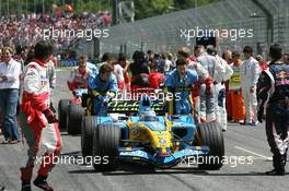 23.04.2006 Imola, Italy ** QIS, Quick Image Service ** April, Formula 1 World Championship, Rd 4, San Marino Grand Prix - Every used picture is fee-liable. - EDITORS PLEASE NOTE: QIS, Quick Image Service is a special service for electronic media. QIS images are uploaded directly by the photographer moments after the image has been taken. These images will not be captioned with a text describing what is visible on the picture. Instead they will have a generic caption indicating where and when they were taken. For editors needing a correct caption, the high resolution image (fully captioned) of the same picture will appear some time later on www.xpb.cc. The QIS images will be in low resolution (800 pixels longest side) and reduced to a minimum size (format and file size) for quick transfer. More info about QIS is available at www.xpb.cc - This service is offered by xpb.cc limited - c Copyright: xpb.cc limited  