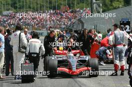 23.04.2006 Imola, Italy ** QIS, Quick Image Service ** April, Formula 1 World Championship, Rd 4, San Marino Grand Prix - Every used picture is fee-liable. - EDITORS PLEASE NOTE: QIS, Quick Image Service is a special service for electronic media. QIS images are uploaded directly by the photographer moments after the image has been taken. These images will not be captioned with a text describing what is visible on the picture. Instead they will have a generic caption indicating where and when they were taken. For editors needing a correct caption, the high resolution image (fully captioned) of the same picture will appear some time later on www.xpb.cc. The QIS images will be in low resolution (800 pixels longest side) and reduced to a minimum size (format and file size) for quick transfer. More info about QIS is available at www.xpb.cc - This service is offered by xpb.cc limited - c Copyright: xpb.cc limited  