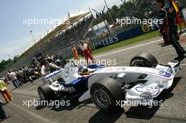 23.04.2006 Imola, Italy ** QIS, Quick Image Service ** April, Formula 1 World Championship, Rd 4, San Marino Grand Prix - Every used picture is fee-liable. - EDITORS PLEASE NOTE: QIS, Quick Image Service is a special service for electronic media. QIS images are uploaded directly by the photographer moments after the image has been taken. These images will not be captioned with a text describing what is visible on the picture. Instead they will have a generic caption indicating where and when they were taken. For editors needing a correct caption, the high resolution image (fully captioned) of the same picture will appear some time later on www.xpb.cc. The QIS images will be in low resolution (800 pixels longest side) and reduced to a minimum size (format and file size) for quick transfer. More info about QIS is available at www.xpb.cc - This service is offered by xpb.cc limited - c Copyright: xpb.cc limited  