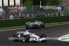 23.04.2006 Imola, Italy,  Jacques Villeneuve (CDN), BMW Sauber F1 Team, F1.06 - Formula 1 World Championship, Rd 4, San Marino Grand Prix, Sunday Race