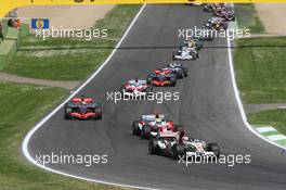 23.04.2006 Imola, Italy,  Rubens Barrichello (BRA), Honda Racing F1 Team, RA106  - Formula 1 World Championship, Rd 4, San Marino Grand Prix, Sunday Race