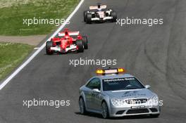 23.04.2006 Imola, Italy,  Mercedes F1 safety car was called out after the crash of Christijan Albers (NED), Midland MF1 Racing - Formula 1 World Championship, Rd 4, San Marino Grand Prix, Sunday Race