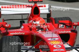 23.04.2006 Imola, Italy,  Michael Schumacher (GER), Scuderia Ferrari - Formula 1 World Championship, Rd 4, San Marino Grand Prix, Sunday Race