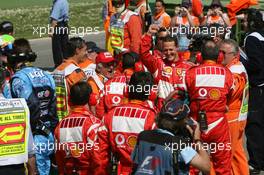 22.04.2006 Imola, Italy,  Michael Schumacher (GER), Scuderia Ferrari on Pole Position - Formula 1 World Championship, Rd 4, San Marino Grand Prix, Saturday Qualifying