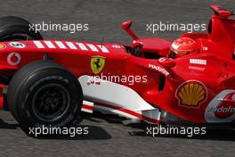 22.04.2006 Imola, Italy,  Michael Schumacher (GER), Scuderia Ferrari, 248 F1 - Formula 1 World Championship, Rd 4, San Marino Grand Prix, Saturday Qualifying