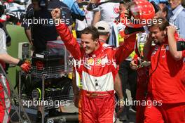 22.04.2006 Imola, Italy,  Michael Schumacher (GER), Scuderia Ferrari on Pole Position - Formula 1 World Championship, Rd 4, San Marino Grand Prix, Saturday Qualifying