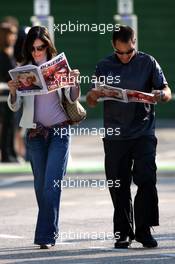 22.04.2006 Imola, Italy,  Connie Montoya (COL), Wife of Juan Pablo Montoya - Formula 1 World Championship, Rd 4, San Marino Grand Prix, Saturday