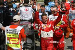 22.04.2006 Imola, Italy,  Michael Schumacher (GER), Scuderia Ferrari on Pole Position - Formula 1 World Championship, Rd 4, San Marino Grand Prix, Saturday Qualifying