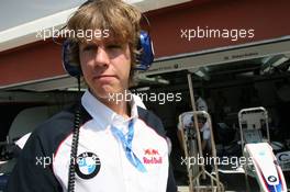 22.04.2006 Imola, Italy,  Sebastian Vettel (GER), ASM Formula 3, Dallara F305 Mercedes as a guest of BMW Sauber F1 Team - Formula 1 World Championship, Rd 4, San Marino Grand Prix, Saturday