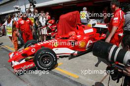 22.04.2006 Imola, Italy,  Michael Schumacher (GER), Scuderia Ferrari - Formula 1 World Championship, Rd 4, San Marino Grand Prix, Saturday Practice