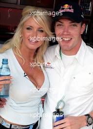 22.04.2006 Imola, Italy,  Carolina Gynning (SWE) and Robert Doornbos (NED), Test Driver, Red Bull Racing - Formula 1 World Championship, Rd 4, San Marino Grand Prix, Saturday