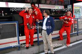 22.04.2006 Imola, Italy,  Jean Todt (FRA), Scuderia Ferrari, Teamchief, General Manager, Team Principal and Luca di Montezemolo (ITA), Scuderia Ferrari, Fiat President, Chairman & Managing Director -- Formula 1 World Championship, Rd 4, San Marino Grand Prix, Saturday Practice