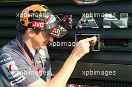 22.04.2006 Imola, Italy,  Christijan Albers (NED), Midland MF1 Racing with the Midland MAN truck  - Formula 1 World Championship, Rd 4, San Marino Grand Prix, Saturday