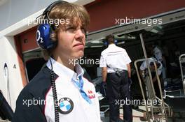 22.04.2006 Imola, Italy,  Sebastian Vettel (GER), ASM Formula 3, Dallara F305 Mercedes as a guest of BMW Sauber F1 Team - Formula 1 World Championship, Rd 4, San Marino Grand Prix, Saturday