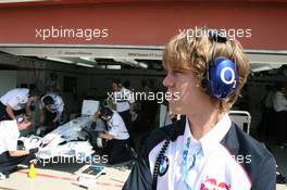 22.04.2006 Imola, Italy,  Sebastian Vettel (GER), ASM Formula 3, Dallara F305 Mercedes as a guest of BMW Sauber F1 Team - Formula 1 World Championship, Rd 4, San Marino Grand Prix, Saturday