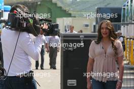 20.04.2006 Imola, Italy,  Tamara Ecclestone daughter of Bernie Ecclestone (GBR) is now working as a presenter for Red Bull - Formula 1 World Championship, Rd 4, San Marino Grand Prix, Thursday