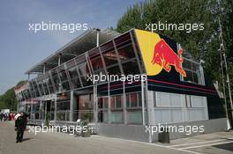 20.04.2006 Imola, Italy,  Red Bull and Toro Rosso motorhome - Formula 1 World Championship, Rd 4, San Marino Grand Prix, Thursday