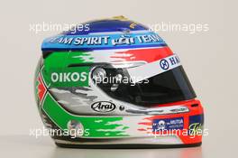 20.04.2006 Imola, Italy,  Giancarlo Fisichella (ITA), Renault F1 Team new helmet - Formula 1 World Championship, Rd 4, San Marino Grand Prix, Thursday