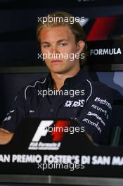 20.04.2006 Imola, Italy,  Nico Rosberg (GER), WilliamsF1 Team - Formula 1 World Championship, Rd 4, San Marino Grand Prix, Thursday Press Conference