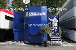 20.04.2006 Imola, Italy,  Michelin motorhome - Formula 1 World Championship, Rd 4, San Marino Grand Prix, Thursday