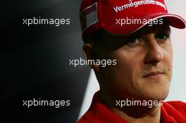 20.04.2006 Imola, Italy,  Michael Schumacher (GER), Scuderia Ferrari - Formula 1 World Championship, Rd 4, San Marino Grand Prix, Thursday Press Conference