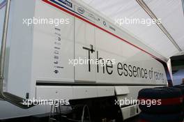 20.04.2006 Imola, Italy,  New BMW transporter - Formula 1 World Championship, Rd 4, San Marino Grand Prix, Thursday