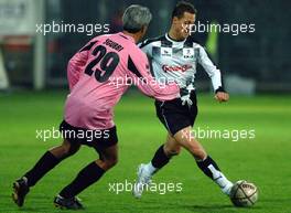 19.04.2006 Ravenna, Italy, Michael Schumacher (GER), Scuderia Ferrari - National Drivers Soccer Team - Champions for Charity football match, Ravenna's Benelli Stadium