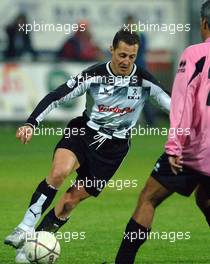 19.04.2006 Ravenna, Italy, Michael Schumacher (GER), Scuderia Ferrari - National Drivers Soccer Team - Champions for Charity football match, Ravenna's Benelli Stadium