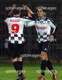 19.04.2006 Ravenna, Italy, Giancarlo Fisichella (ITA), Renault F1 Team - National Drivers Soccer Team - Champions for Charity football match, Ravenna's Benelli Stadium