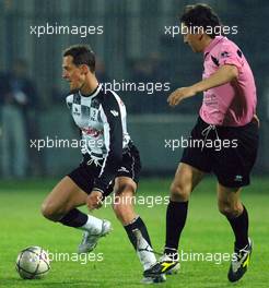 19.04.2006 Ravenna, Italy, Michael Schumacher (GER), Scuderia Ferrari - National Drivers Soccer Team - Champions for Charity football match, Ravenna's Benelli Stadium