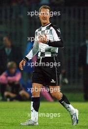 19.04.2006 Ravenna, Italy, Michael Schumacher (GER), Scuderia Ferrari - National Drivers Soccer Team - Champions for Charity football match, Ravenna's Benelli Stadium