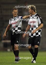 06.09.2006 Monza, Italy, Michael Schumacher (GER), Scuderia Ferrari, Scott Speed (USA), Scuderia Toro Rosso - National Drivers Charity football match at "Stadio Brianteo Stadio Brianteo", Formula 1 World Championship, ITA, Italy