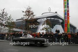 04.11.2006 Stuttgart, Germany,  CARS on the track, Fans - Stars & Cars-Tag 2006, around of the new Mercedes-Benz Museum and the new Mercedes-Benz Center at Stuttgart-Untertürkheim