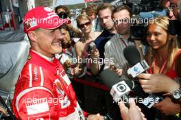 25.08.2006 Istanbul, Turkey,  Michael Schumacher (GER), Scuderia Ferrari - Formula 1 World Championship, Rd 14, Turkish Grand Prix, Friday Practice