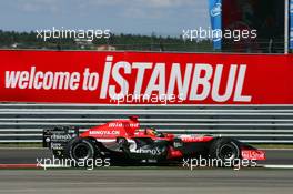 25.08.2006 Istanbul, Turkey,  Tiago Monteiro (POR), Midland MF1 Racing, Toyota M16 - Formula 1 World Championship, Rd 14, Turkish Grand Prix, Friday Practice