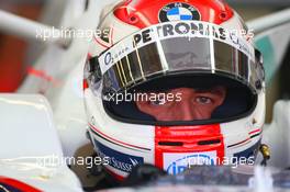 25.08.2006 Istanbul, Turkey,  Robert Kubica (POL), BMW Sauber F1 Team, Pitlane, Box, Garage - Formula 1 World Championship, Rd 14, Turkish Grand Prix, Friday Practice