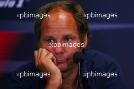 25.08.2006 Istanbul, Turkey,  Gerhard Berger (AUT), Scuderia Toro Rosso, 50% Team Co Owner - Formula 1 World Championship, Rd 14, Turkish Grand Prix, Friday Press Conference