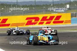 25.08.2006 Istanbul, Turkey,  Fernando Alonso (ESP), Renault F1 Team and DHL advertising - Formula 1 World Championship, Rd 14, Turkish Grand Prix, Friday Practice