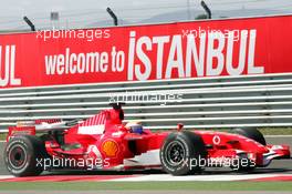 25.08.2006 Istanbul, Turkey,  Felipe Massa (BRA), Scuderia Ferrari - Formula 1 World Championship, Rd 14, Turkish Grand Prix, Friday Practice