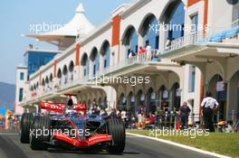 25.08.2006 Istanbul, Turkey,  Kimi Raikkonen (FIN), Räikkönen, McLaren Mercedes, MP4-21 - Formula 1 World Championship, Rd 14, Turkish Grand Prix, Friday Practice