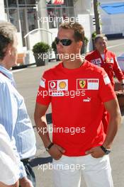 25.08.2006 Istanbul, Turkey,  Michael Schumacher (GER), Scuderia Ferrari - Formula 1 World Championship, Rd 14, Turkish Grand Prix, Friday