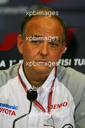 25.08.2006 Istanbul, Turkey,  John Howett (GBR), Toyota Racing, President TMG - Formula 1 World Championship, Rd 14, Turkish Grand Prix, Friday Press Conference