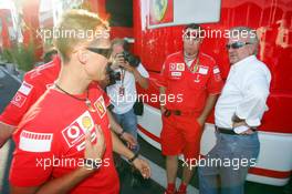 25.08.2006 Istanbul, Turkey,  Michael Schumacher (GER), Scuderia Ferrari and Willi Weber (GER), Driver Manager - Formula 1 World Championship, Rd 14, Turkish Grand Prix, Friday