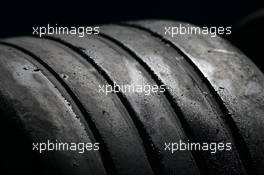 25.08.2006 Istanbul, Turkey,  A grooved F1 tyre - Formula 1 World Championship, Rd 14, Turkish Grand Prix, Friday Practice