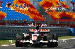 25.08.2006 Istanbul, Turkey,  Rubens Barrichello (BRA), Honda Racing F1 Team, RA106  - Formula 1 World Championship, Rd 14, Turkish Grand Prix, Friday Practice