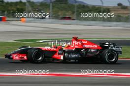 25.08.2006 Istanbul, Turkey,  Tiago Monteiro (POR), Midland MF1 Racing, Toyota M16 - Formula 1 World Championship, Rd 14, Turkish Grand Prix, Friday Practice