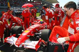 27.08.2006 Istanbul, Turkey,  Felipe Massa (BRA), Scuderia Ferrari - Formula 1 World Championship, Rd 14, Turkish Grand Prix, Sunday Pre-Race Grid