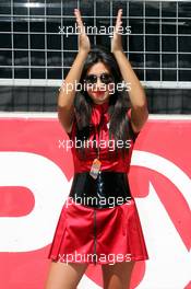 27.08.2006 Istanbul, Turkey,  Grid girl - Formula 1 World Championship, Rd 14, Turkish Grand Prix, Sunday Grid Girl