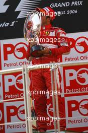 27.08.2006 Istanbul, Turkey,  Winner, Felipe Massa (BRA), Scuderia Ferrari - Formula 1 World Championship, Rd 14, Turkish Grand Prix, Sunday Podium